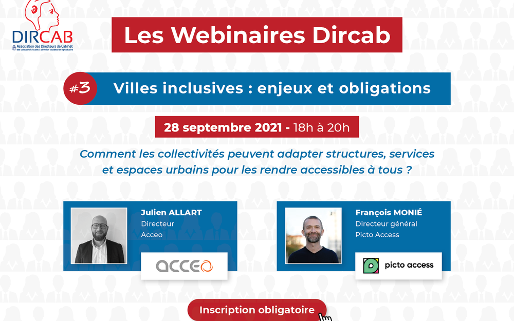 Webinaire Dircab #3 "Villes inclusives : enjeux et obligations"