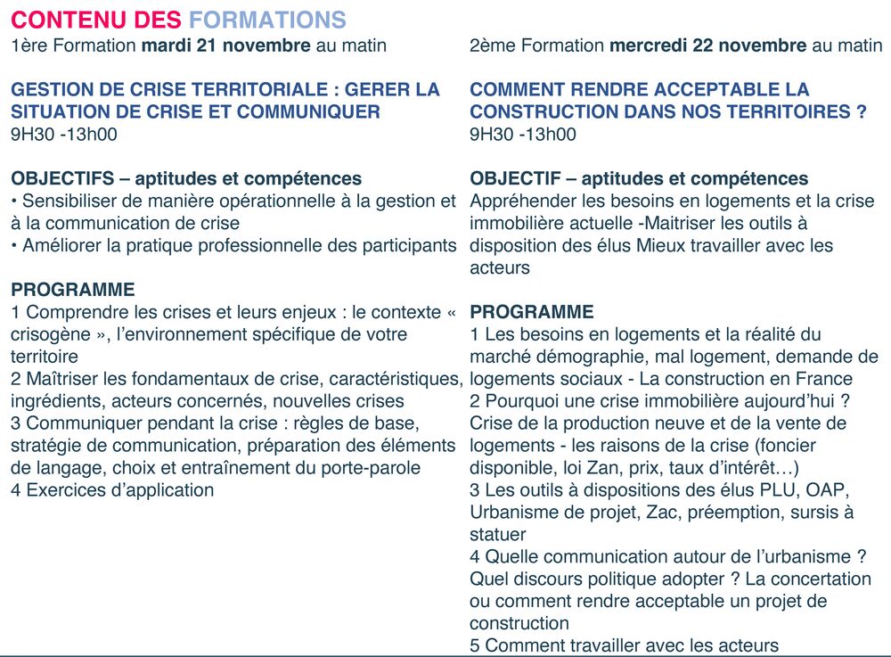 Formations à tarif préférentiel