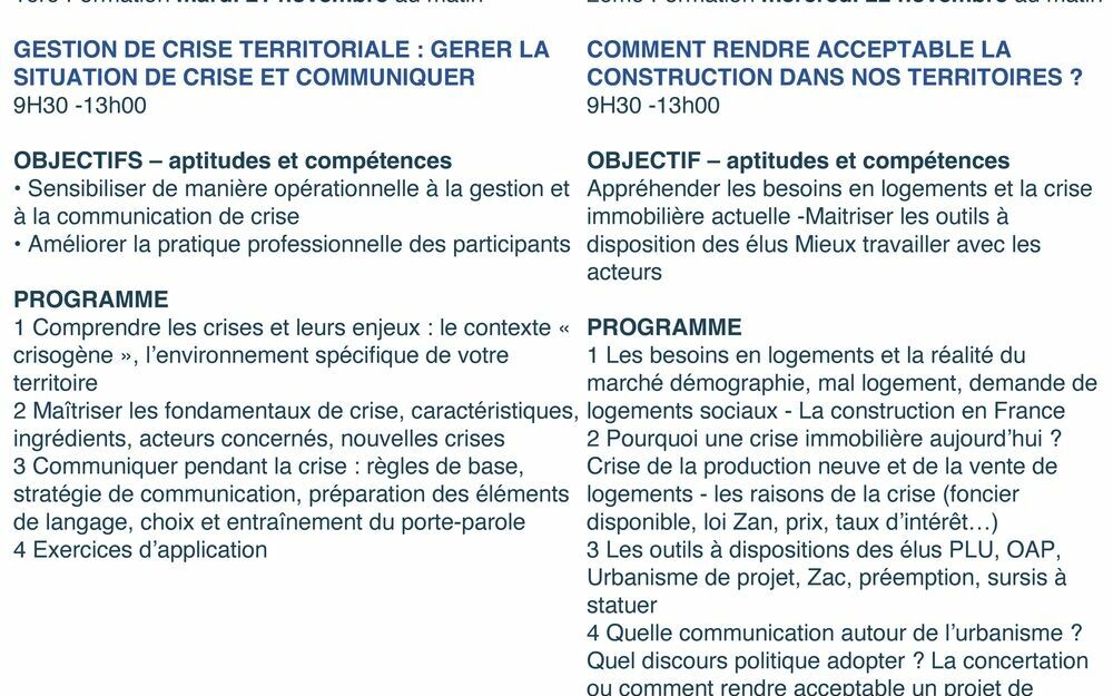 Formations à tarif préférentiel