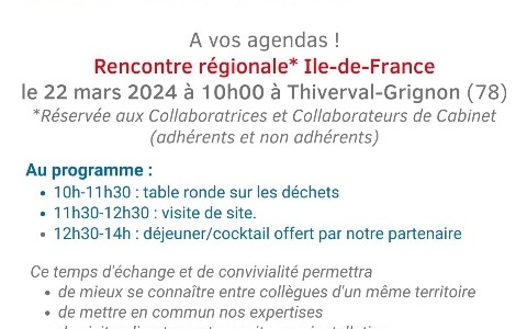Rencontre régionale IdF - Thématique "Déchets"