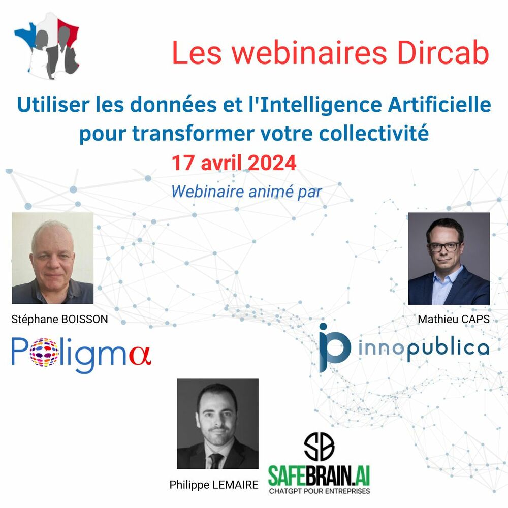 Webinaire #8 : "Utiliser les données et l'Intelligence Artificielle pour transformer votre collectivité"